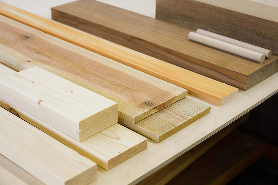 assorted timber
